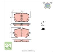 Kit pastiglie freno TRW Anteriore per MERCEDES CLASSE B 220 A GLB 200 180 GLA 2