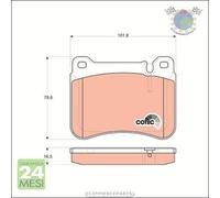 Kit pastiglie freno TRW Anteriore per MERCEDES CLASSE CLC 350 C 320 280 270 240