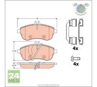 Kit pastiglie freno TRW Anteriore per MERCEDES CLASSE E 220 200 C 250 230 180 S