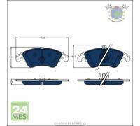 Kit pastiglie freno TRW Anteriore per MERCEDES CLASSE E 300