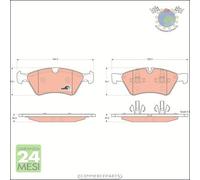 Kit pastiglie freno TRW Anteriore per MERCEDES CLASSE GL 350 320 R 500 300 280
