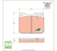 Kit pastiglie freno TRW Anteriore per MERCEDES CLASSE S 280(116.020) 450 350 28