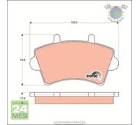 Kit pastiglie freno TRW Anteriore per NISSAN INTERSTAR OPEL MOVANO A RENAULT MA