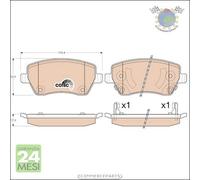 Kit pastiglie freno TRW Anteriore per NISSAN MICRA IV NOTE