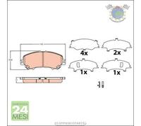 Kit pastiglie freno TRW Anteriore per NISSAN QASHQAI