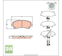 Kit pastiglie freno TRW Anteriore per NISSAN X-TRAIL QASHQAI RENAULT KADJAR