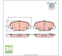 Kit pastiglie freno TRW Anteriore per OPEL INSIGNIA B