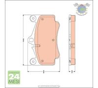 Kit pastiglie freno TRW Anteriore per PORSCHE 911 #n8