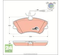 Kit pastiglie freno TRW Anteriore per RENAULT ESPACE #jh
