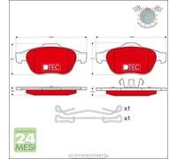 Kit pastiglie freno TRW Anteriore per RENAULT SCENIC LAGUNA ESPACE VEL #ku