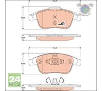 Kit pastiglie freno TRW Anteriore per RENAULT SCENIC MEGANE LAGUNA GRAND CLIO