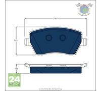 Kit pastiglie freno TRW Anteriore per RENAULT ZOE