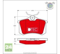 Kit pastiglie freno TRW Anteriore per SEAT IBIZA IV