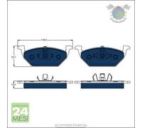 Kit pastiglie freno TRW Anteriore per SEAT Mii SKODA E-CITIGO VW LOAD UP