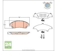 Kit pastiglie freno TRW Anteriore per SUZUKI VITARA SX4