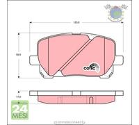 Kit pastiglie freno TRW Anteriore per TOYOTA AVENSIS #rp