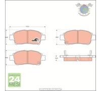Kit pastiglie freno TRW Anteriore per TOYOTA YARIS