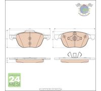 Kit pastiglie freno TRW Anteriore per VOLVO V40