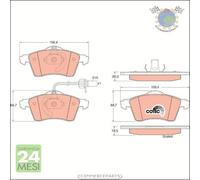Kit pastiglie freno TRW Anteriore per VW TRANSPORTER #j7