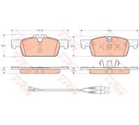 Kit pastiglie freno TRW GDB1929 asse anteriore