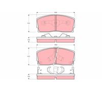 Kit pastiglie freno TRW GDB886 asse anteriore