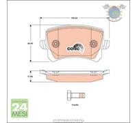 Kit pastiglie freno TRW Posteriore per AUDI Q3 A6 SEAT ALHAMBRA VW PASSAT (3C5)