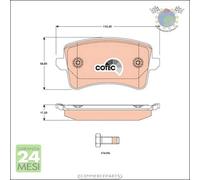 Kit pastiglie freno TRW Posteriore per AUDI Q5 A5 A4