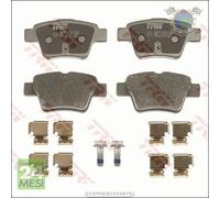 Kit pastiglie freno TRW Posteriore per CITROEN C4 I PEUGEOT 207/207+ 307 207