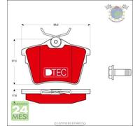 Kit pastiglie freno TRW Posteriore per CITROEN C5 III PEUGEOT 607 407 #l3