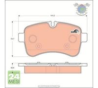 Kit pastiglie freno TRW Posteriore per IVECO DAILY III VI IV V #nt