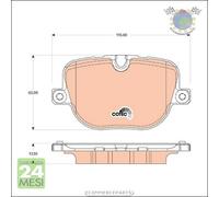 Kit pastiglie freno TRW Posteriore per LAND ROVER RANGE III I