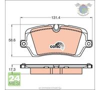 Kit pastiglie freno TRW Posteriore per LAND ROVER RANGE IV II DISCOVERY V