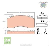 Kit pastiglie freno TRW Posteriore per MAN TGX TGS TGA