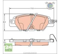 Kit pastiglie freno TRW Posteriore per MAZDA CX-5