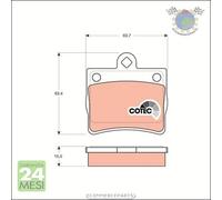 Kit pastiglie freno TRW Posteriore per MERCEDES CLASSE C 230 220 200 180