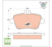 Kit pastiglie freno TRW Posteriore per MERCEDES CLASSE GLA 250 220 200 180 B 16