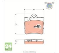 Kit pastiglie freno TRW Posteriore per MERCEDES CLASSE S 600 500 430 400 320 28