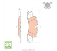 Kit pastiglie freno TRW Posteriore per PORSCHE CAYENNE