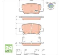 Kit pastiglie freno TRW Posteriore per TOYOTA AVENSIS