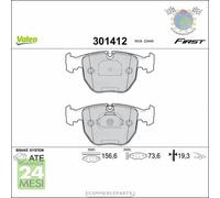 Kit Pastiglie freno Valeo Anteriore per ALPINA B10 BMW X5 E53 4.4 3.0 X3 E83 xD