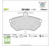 Kit Pastiglie freno Valeo Anteriore per AUDI A4 SEAT EXEO VW PASSAT (3B5) (3B3)