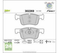 Kit Pastiglie freno Valeo Anteriore per BMW 3 G20 G80 G28 318 316 4 F33 F83 420