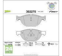Kit Pastiglie freno Valeo Anteriore per BMW 7 F01 F02 F03 F04 ActiveHybrid 750