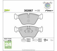 Kit Pastiglie freno Valeo Anteriore per BMW Z4 E86 3.0 E85 X3 E83 xDrive 2.5 2.