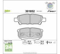 Kit Pastiglie freno Valeo Anteriore per DODGE NEON
