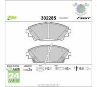 Kit Pastiglie freno Valeo Anteriore per MAZDA CX-3 3