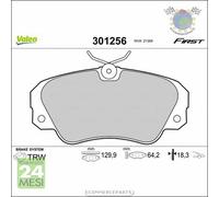 Kit Pastiglie freno Valeo Anteriore per OPEL SENATOR B OMEGA A