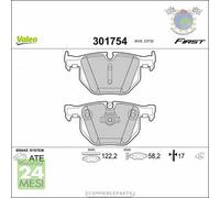 Kit Pastiglie freno Valeo Posteriore per BMW 6 E64 630 E63 5 E61 530 525 523 52