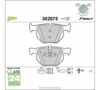 Kit Pastiglie freno Valeo Posteriore per BMW X1 E84 xDrive 3 E93 335 330 325 E9