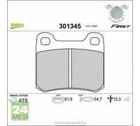 Kit Pastiglie freno Valeo Posteriore per MERCEDES CLASSE E 300 280 250 220 200